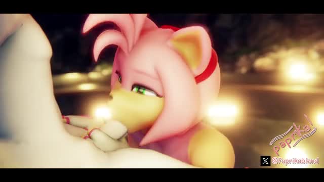 Amy Rose Passionate Blowjob