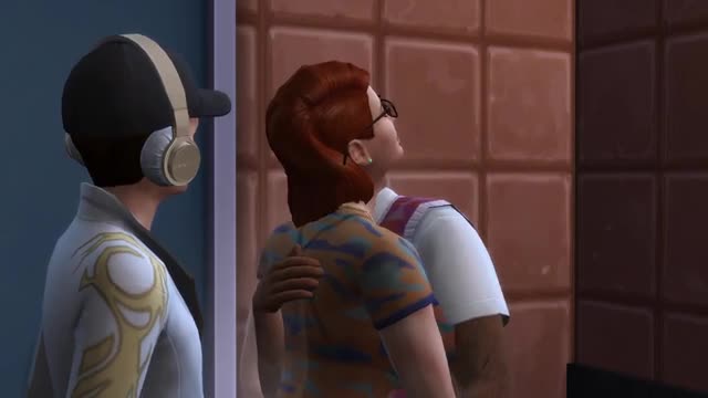 An Ass eatin ends up in a threesome in a public bathroom | SARA PECHOTES