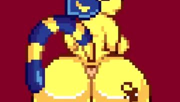 Ankha buttjob