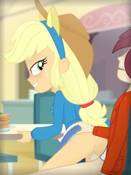 Applejack Whore of School