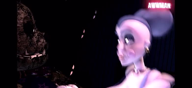 Ballora and Springtrap spend Valentine’s Day together