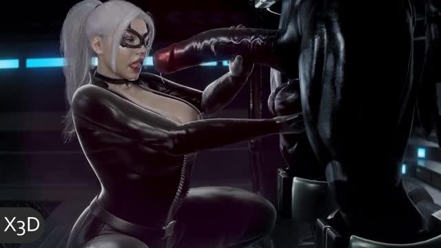 Black Cat And Venom Special [X3D][Final][4K]