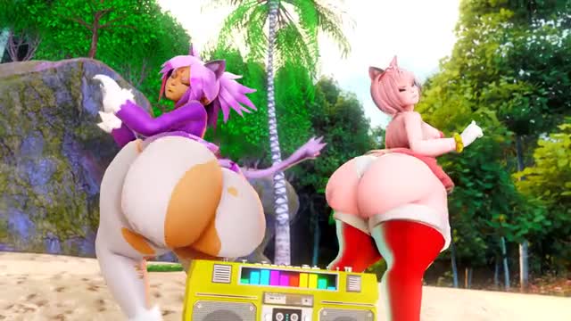 Blaze & Amy Rose Twerking