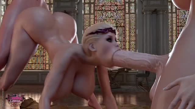 Bloodlust cerene gets fucked by two futas