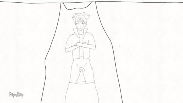 Boruto dando uma lição na sakura