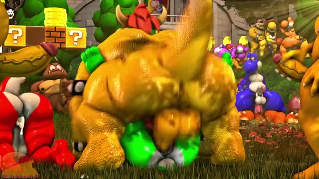 Bowser And Yoshi Fuck