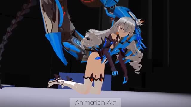 Bronya is forced by her motorcycle 3 – AKT