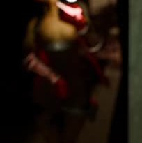 Cammy squirting in front of a mirror