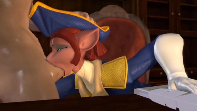 Captain amelia getting throated