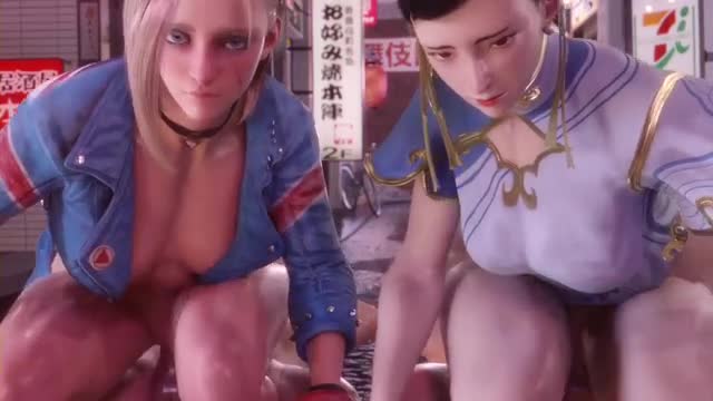 Chun-Li vs Cammy Loser Pick Up The Tab（Chinese translation）