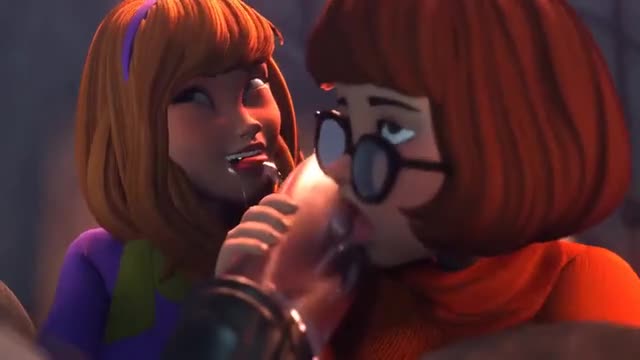 Cock-drunk Velma and Daphne