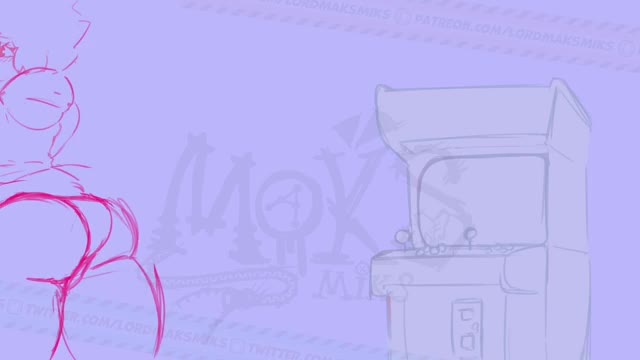 Commission animation with big booty