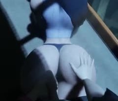 Cumming on Hyuga Hinata butt pov