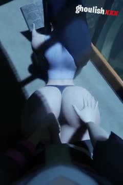 Cumming on Hyuga Hinata butt pov