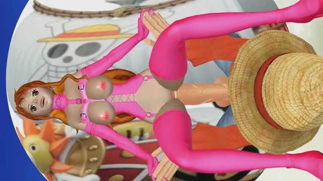 DNNinetail – MMD One Piece Luffy Fucking Nami