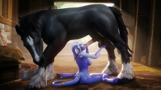 Draenei Serves Stallion with BJ [C] (noname55)