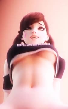 D.va BLACKED cowgirl