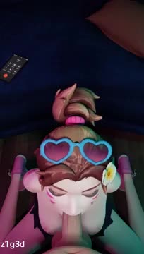 Dva (D.va) blowjob POV