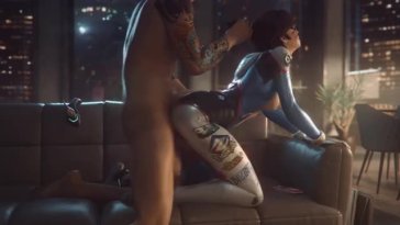 D.va on the Couch [VGErotica][4K]
