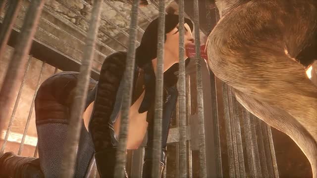 Elizabeth with dog 1080P 60 FPS ( Noname55 )
