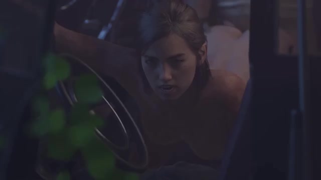 Ellie is hitching a ride at night. [4k][Timpossible]