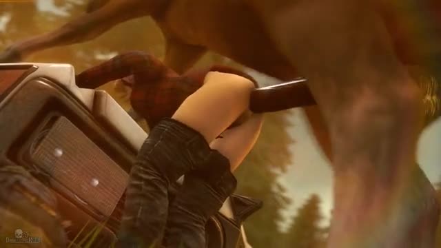 Ellie makes Mr. Horse happy