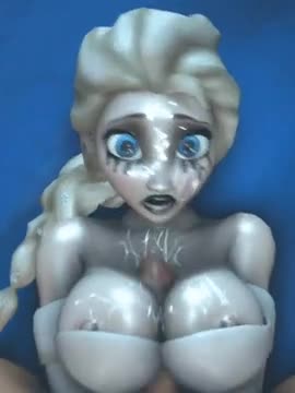 Elsa forced titjob
