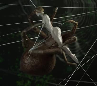 Enveloped by the Giant Spider
