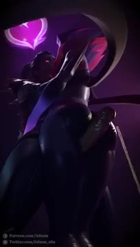 Eve x Vayne Thighjob