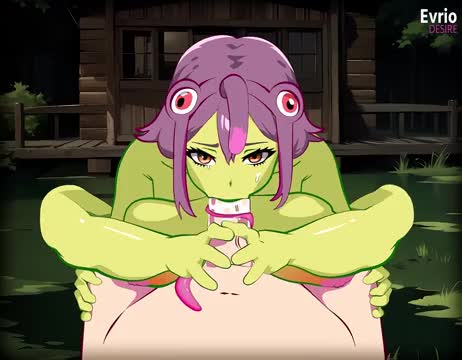[Evrio] Frog Girl Flowjob