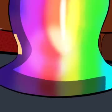 Femboy Flareon taking a rainbow dildo