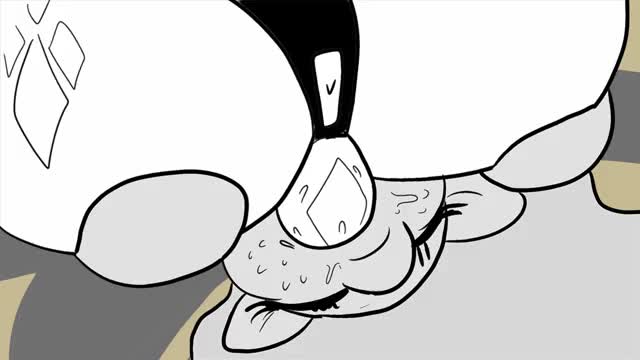 Fluttershy dommed by Rarity – Syrup Glaze