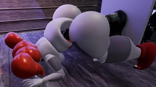 Fnaf Circus Baby uses Horse Dildo.