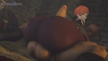 Forced ass job
