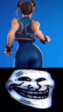 Fortnite Chun-Li (Troll Face short HMV/EDIT)