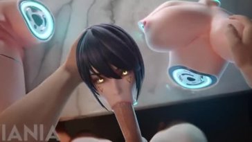 Fucking an android girl