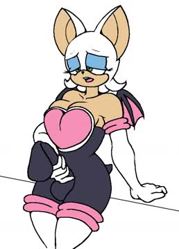 Futa Rouge masturbating