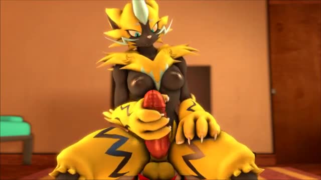 Futa Zeraora facesits and facefucks you(Taker Pov)