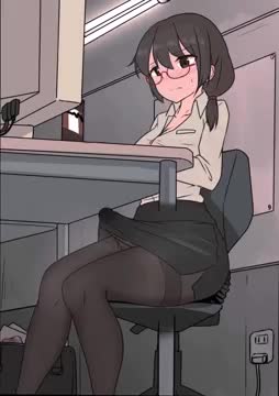 Futanari Office Lady Leaks Carelessly