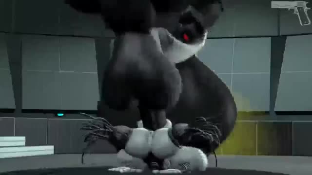 GLaDOS fucks Molten Freddy