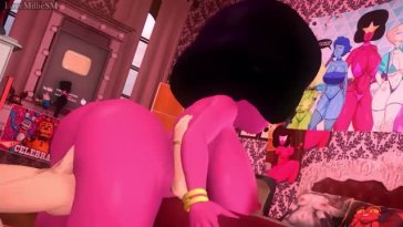 Garnet enjoying some cock