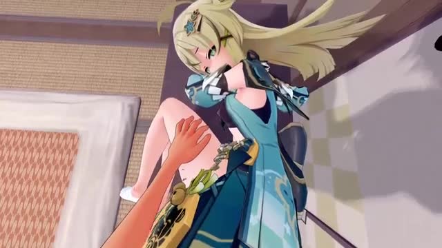 Genshin Impact Kirara on desk getting fucked