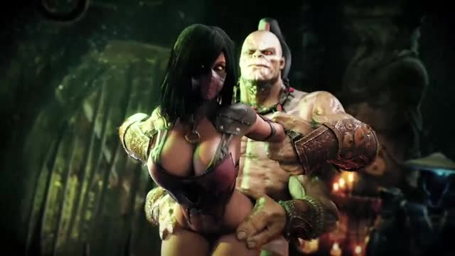 Goro defeats Mileena