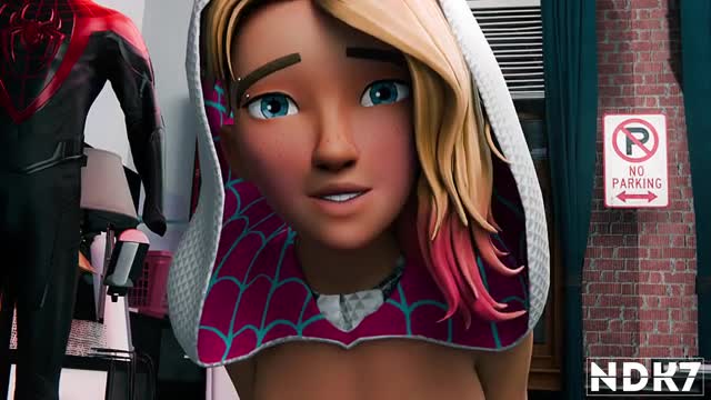 Gwen Stacy riding Miles [NDK7]