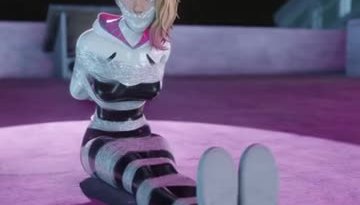 Gwen Stacy webbed out