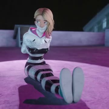 Gwen Stacy webbed out