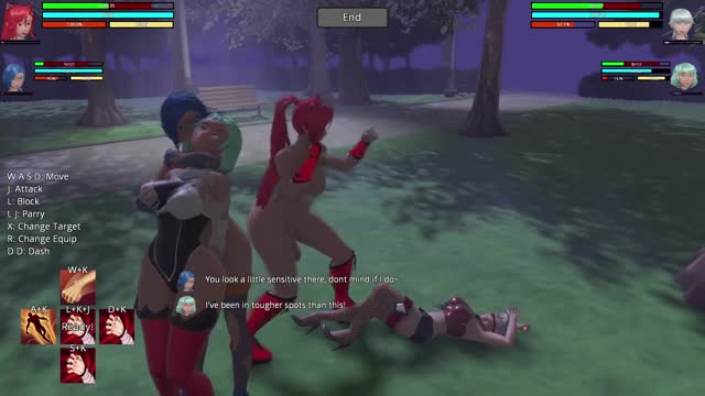 HR2 Exhibition match 5 – finally a win, Ellie got a new partner