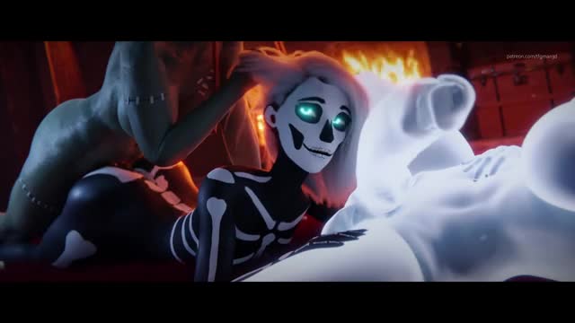 Halloween Threesome [Thefastestgman][4K]