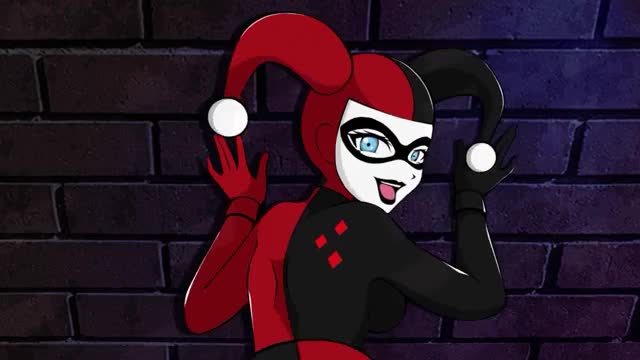 Harley Quinn is caught. (classic outfit) (zonen404)