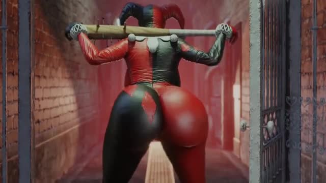 Harley Quinn twerk